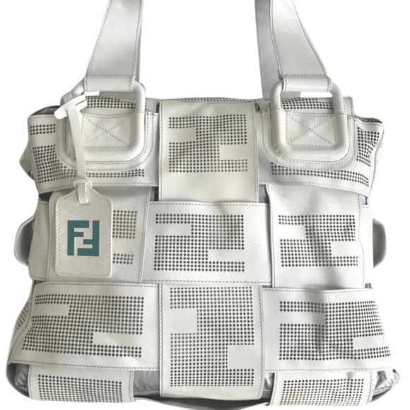 Fendi Handbags - GONE! Fendi Large Crossword Patent Leather Bag